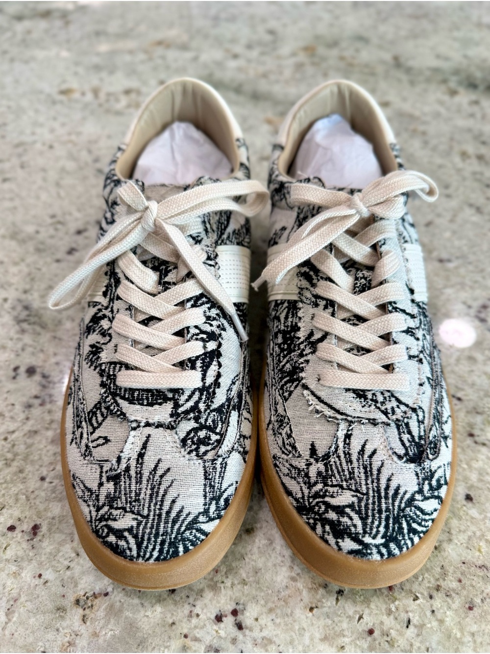 Mi.iM by Miracle Miles  Floral Patterned Canvas Women's Sneakers NWOT